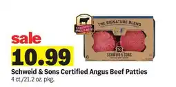 Meijer Schweid & Sons Certified Angus Beef Patties offer