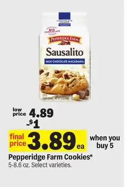 Meijer Pepperidge Farm Cookies offer