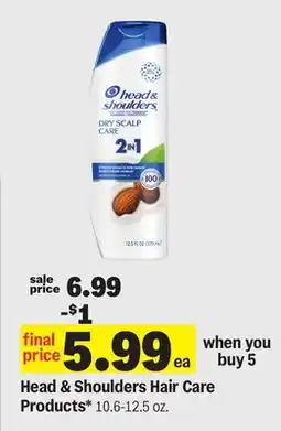 Meijer Head & Shoulders Hair Care Products offer