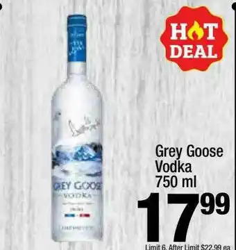 Super King Markets Grey Goose Vodka 750 Ml offer