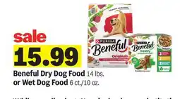 Meijer Beneful Dry Dog Food 14 lbs. or Wet Dog Food 6 ct./10 oz offer