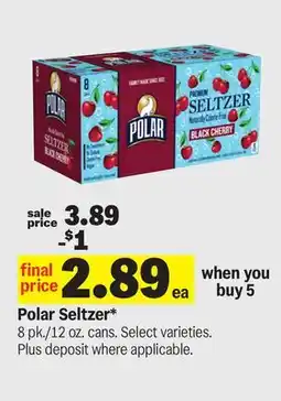 Meijer Polar Seltzer offer