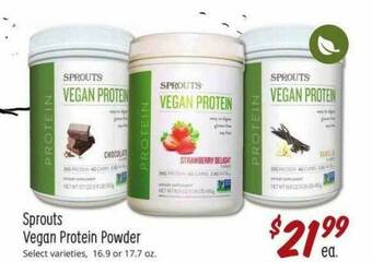 Sprouts Farmers Market Sprouts Vegan Protein Powder offer