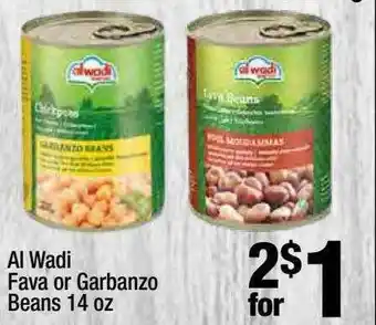 Super King Markets Al Wadi Fava Or Garbanzo Beans 14 Oz offer