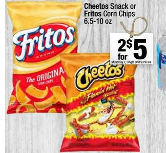 Super King Markets Cheetos Snack Or Fritos Corn Chips offer