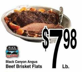 Super Saver Beef Brisket Flats offer