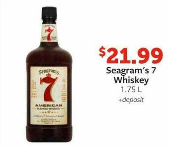 Fareway Seagram's 7 Whiskey offer