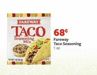 Fareway Fareway Taco Seasoning offer