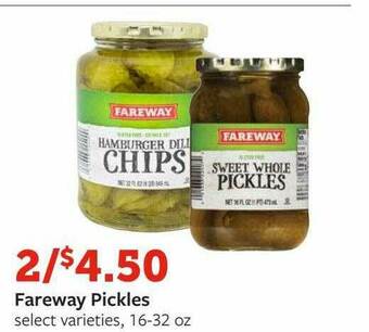 Fareway Fareway Pickles offer