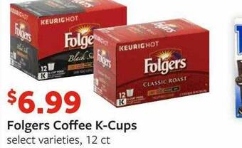 Fareway Folgers Coffee K-Cups offer