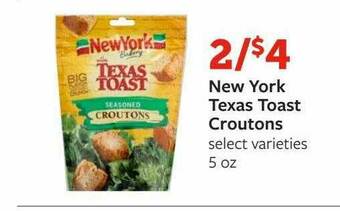 Fareway New York Texas Toast Croutons offer