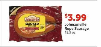 Fareway Johnsonville Rope Sausage offer