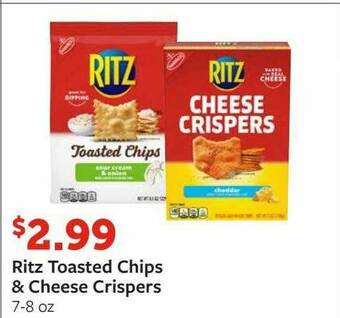 Fareway Ritz Toasted Chips & Cheese Crispers offer