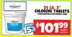 Ollie's 25 LB. 3 CHLORINE TABLETS offer