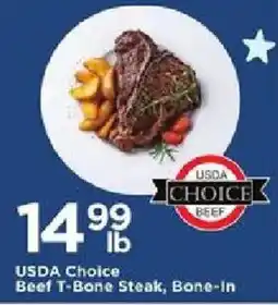 Cub Foods USDA Choice Beef T-Bone Steak, Bone-In offer