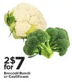 Cub Foods Broccoli Bunch or Cauliflower offer