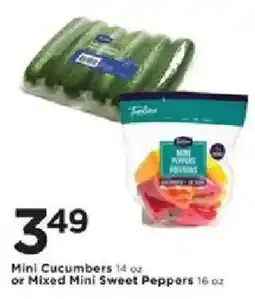 Cub Foods Mini Cucumbers or Mixed Mini Sweet Peppers offer