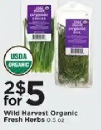 Cub Foods Wild Harvest Organic Fresh Herbs offer