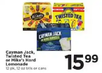 Cub Foods Cayman Jack, Twisted Tea or Mike's Hard Lemonade offer