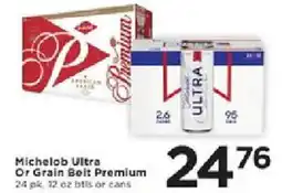 Cub Foods Michelob Ultra Or Grain Belt Premium offer