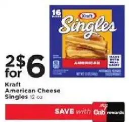 Cub Foods Kraft American Cheese Singles offer