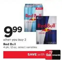 Cub Foods Red Bull offer