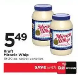 Cub Foods Kraft Miracle Whip offer