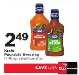 Cub Foods Kraft Pourable Dressing offer