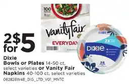Cub Foods Bowls or Plates offer