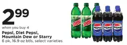 Cub Foods Pepsi, Diet Pepsi, Mountain Dew or Starry offer