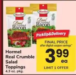 Safeway Hormel Real Crumble Salad Toppings offer