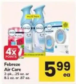 Safeway Febreze Air Care offer