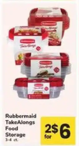 Safeway Rubbermaid TakeAlongs Food Storage offer