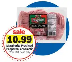 Meijer Margherita Presliced Pepperoni or Salami offer