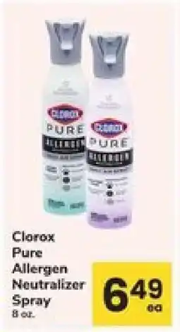 Safeway Clorox Pure Allergen Neutralizer Spray offer