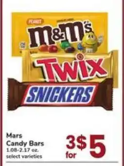 Safeway Mars Candy Bars offer