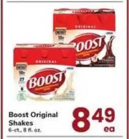 Safeway Boost Original Shakes offer