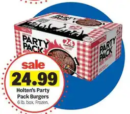Meijer Holten's Party Pack Burgers offer