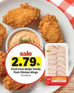Meijer Fresh from Meijer Family Pack Chicken Wings offer