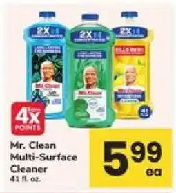 Safeway Mr. Clean Multi-Surface Cleaner offer