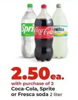 Hy-Vee Coca-Cola, Sprite or Fresca soda offer