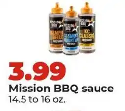 Hy-Vee Mission BBQ sauce offer