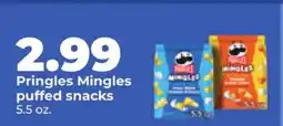 Hy-Vee Pringles Mingles Puffed Snacks offer