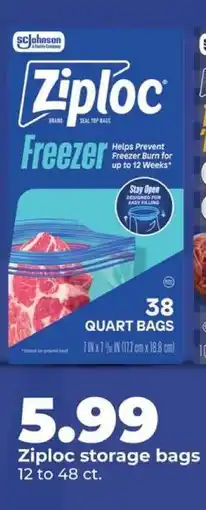 Hy-Vee Ziploc Storage Bags offer