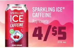 Hy-Vee Sparkling Ice + Caffeine offer