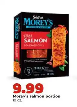 Hy-Vee Morey's salmon portion offer