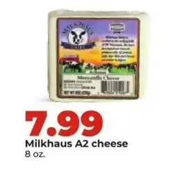 Hy-Vee Milkhaus A2 cheese offer