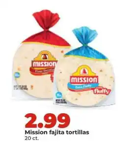 Hy-Vee Mission Fajita Tortillas offer