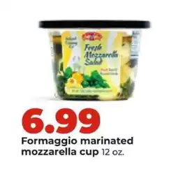 Hy-Vee Formaggio marinated mozzarella cup offer