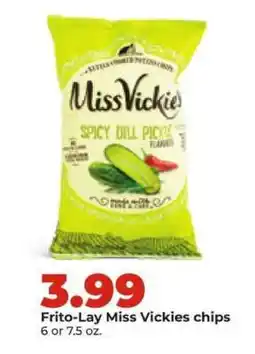 Hy-Vee Frito-Lay Miss Vickies chips offer
